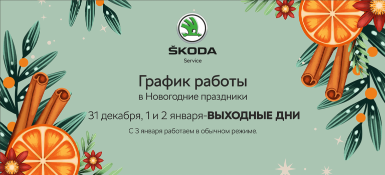 График работы в Новогодние праздники