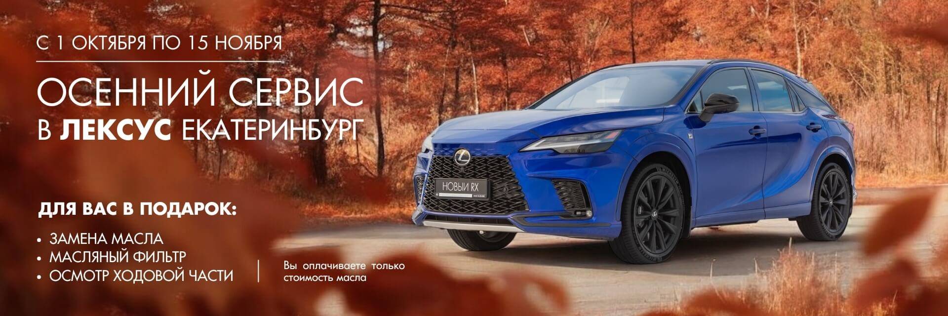 Осенний сервис Lexus