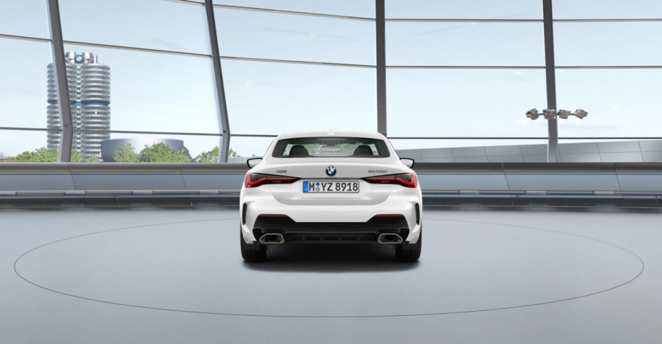 BMW 4 серии Купе Белый Минерал