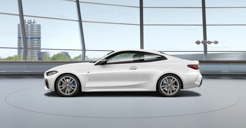 BMW 4 серии Купе Белый Минерал