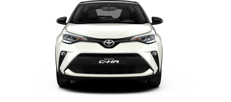 Toyota Toyota C-HR Внедорожник Жемчужно-белый с крышей черного цвета
