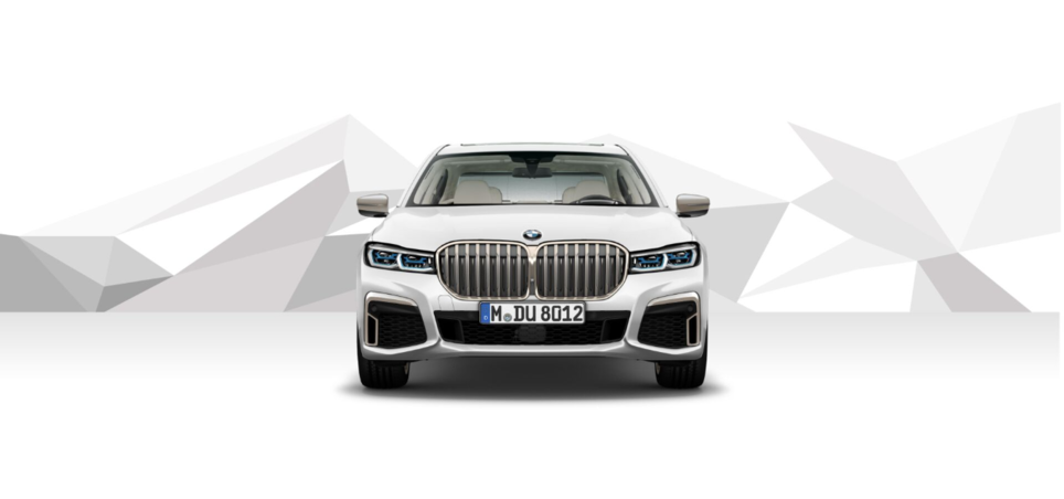 BMW 7 серии Седан Белый Минерал