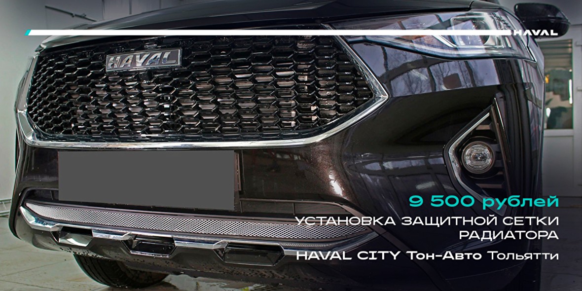 УСТАНОВКА ЗАЩИТНОЙ СЕТКИ РАДИАТОРА HAVAL в Тольятти
